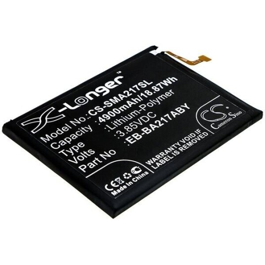 Samsung SM-A217F/DS batteri (4900 mAh 3.85 V, Sort)