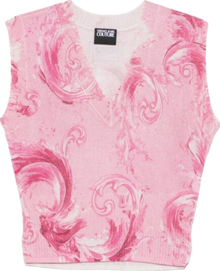 Versace Jeans Couture Dame Strikkevarer Rosa M,