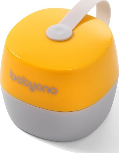 BabyOno Natural Nursing Smokkeboks Gul