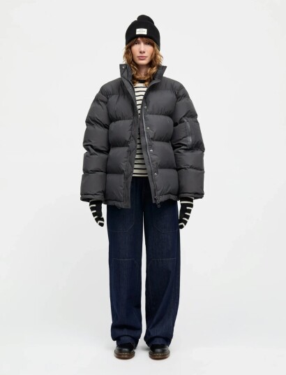 Mads Nørgaard Light Ripstop Jenkis Jacket   Grey   L
