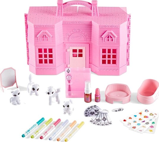 Crayola Washimals Super Salon Lekesett Inkl. Tusjer Og Klistremerker