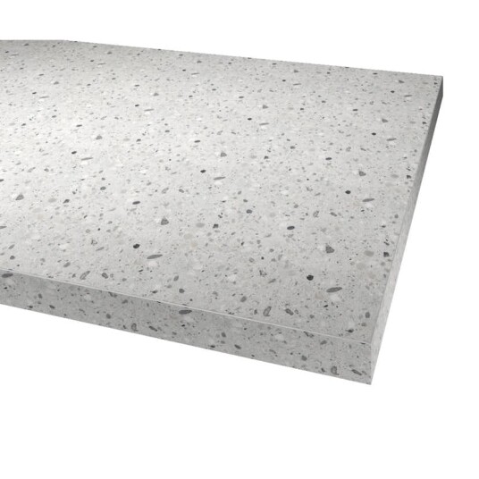 Benkeplate Fibo Laminat 412 Terrazzo Grey