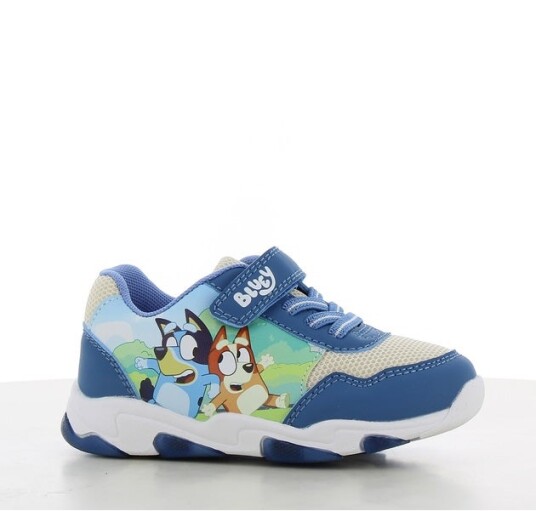 Bluey Blinkende Sneakers, Blue/Off White, 28 Bluey Blinkende Sneakers, Blue/Off White, 28
