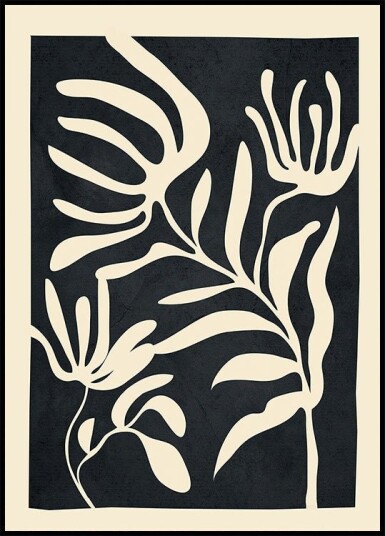 Minimal Abstract Art Plant Plakat Plakat / 100x150cm