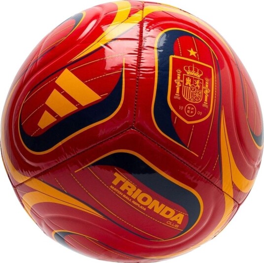 adidas Fotball Spania Club Hjem World Cup 2026 Levende Rød/Rød/Gul Str. 5