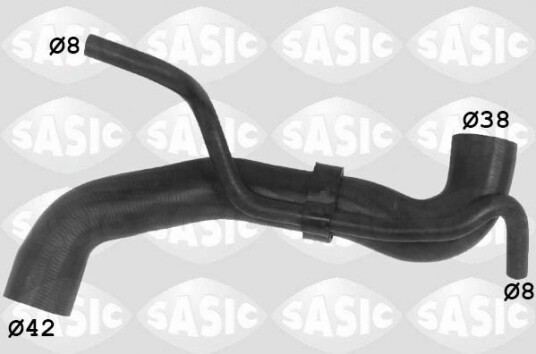 SASIC 3406321 Radiatorslange SASIC 3406321 Radiatorslange