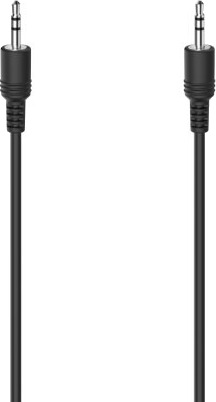 Hama 00305025 3.5Mm Hankjønn 3.5Mm Hankjønn 0,5 M Sort