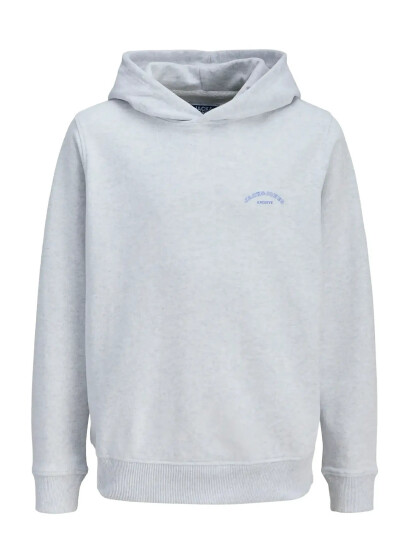 Jack & Jones Jjcollege Logo Sweat Hood Jnr Grey 140