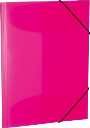 Herma 19698 Konvensjonell Filmappe A3 Polypropylen Pp Rosa Landskap/Portrett Elastisk Bånd