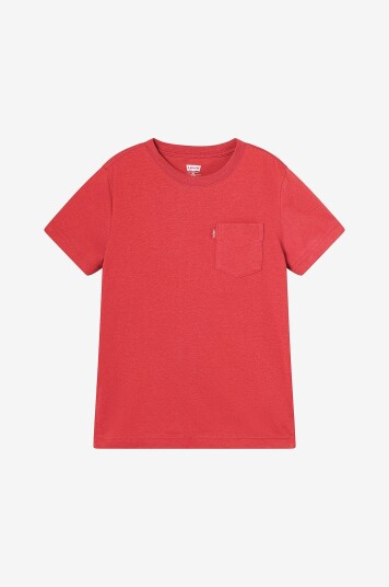 Levi's T skjorte Lvb Sunset Pocket Tee Rød