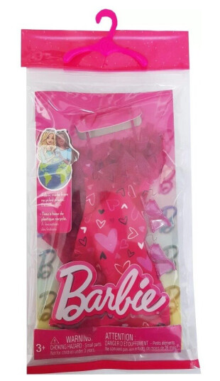Barbie - Fashion and Accessories Complete Look Red Hearts (HRH36)
