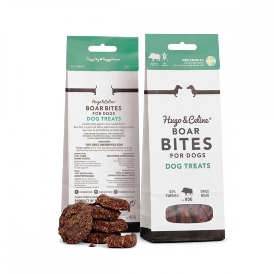 Hugo&Celine Bites Villsvin 80 G Hugo&Celine Bites Villsvin 80 G