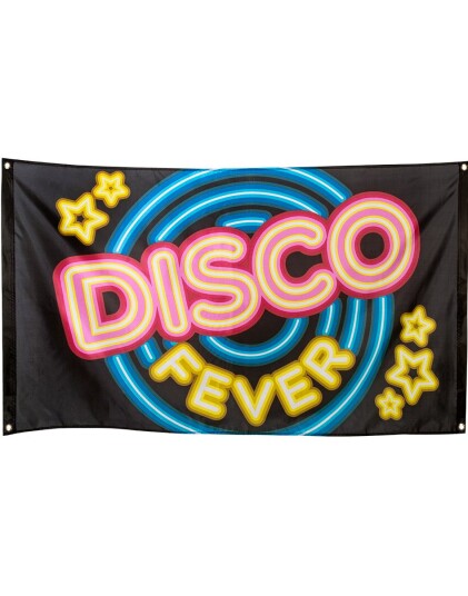 Stort Posterflagg 150x90 cm Disco Fever