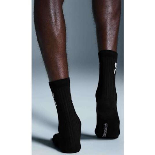 On Logo Sock High 3P Unisex Black 43 46 On Logo Sock High 3P Unisex Black 43 46