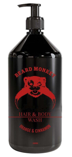 Beard Monkey Hair & Body Orange Cinnamon 1000 ml Beard Monkey Hair & Body Orange Cinnamon 1000 ml