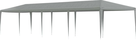  Partytelt Lysegrå 1200 x 300 x 255 cm PE og stål