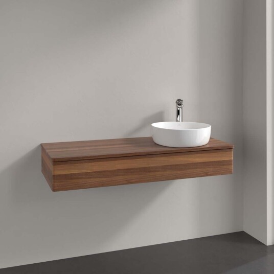 Villeroy & Boch  Antao Servantskap med 1 skuff 120x50x19 cm u/lys Valnøtt