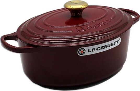 Le Creuset Signature Oval Gryte i St??pejern 29 cm 4,7L Garnet Le Creuset Signature Oval Gryte i St??pejern 29 cm 4,7L Garnet
