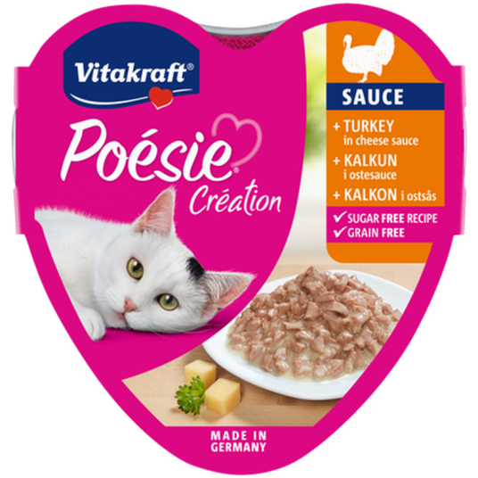 Poesie Kalkun I Ostesaus 15 X 85G Katt Helse Og Pels Kosttilskudd Våtfôr Vitakraft