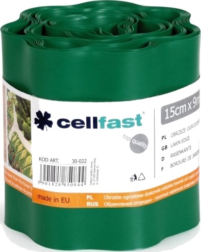 Cellfast Kant Til Hage/Massasje Mørkegrønn 15 Cm X 9 M (30-022) Cellfast Kant Til Hage/Massasje Mørkegrønn 15 Cm X 9 M (30-022)