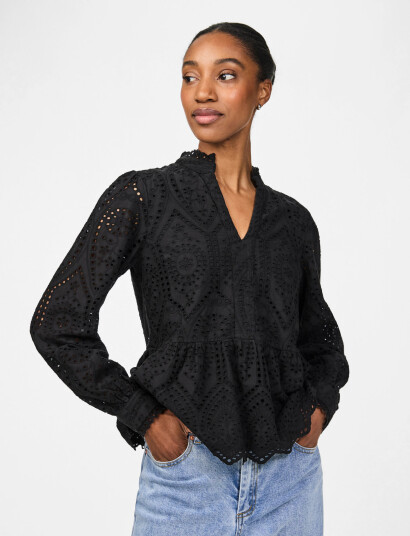 YAS Yasholi Ls Top S. Noos Black XXL YAS Yasholi Ls Top S. Noos Black XXL