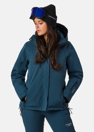Swedemount Cervinia Jacket W Dk. Steel Green/Black 48 Vinterjakker
