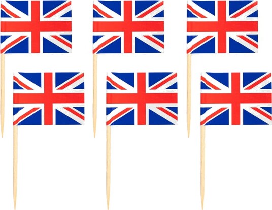 England Flagg På Trepinne Pk/50 