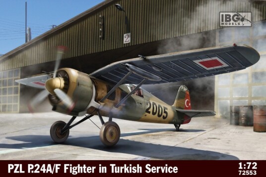 IBG PZL Tyrkisk Jagerfly Modellsett 1:72