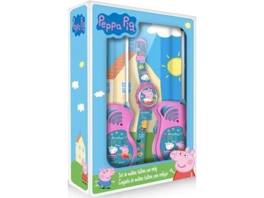 Kids Euroswan Walkie Talkie Med Peppa Pig Digital Klokke. Peppa Pig Pp17047 Kids Euroswan