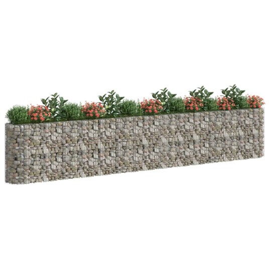 vidaXL Gabion høybed galvanisert jern 540x50x100 cm