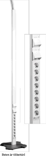 Mp Bolagen U501 v Uttaksstav 2100 mm, Ensidig