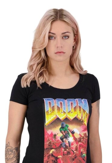Doom T-skjorte - S - Voksen - 100% bomull