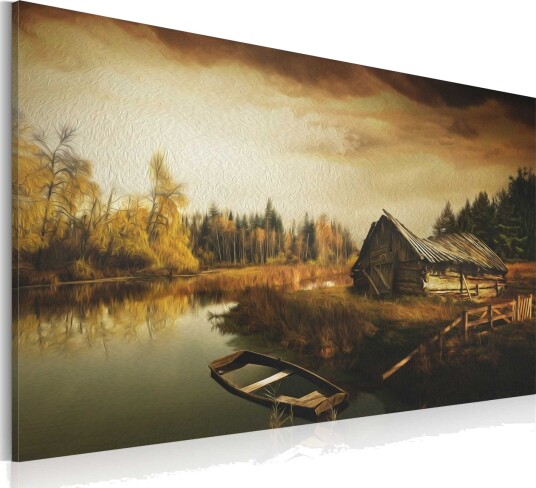 Bilde Idyllic village 120x80 Artgeist sp. z o. o.