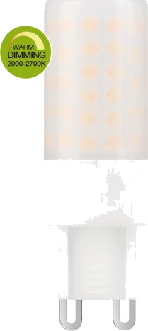 E3Light LED G9 C920-927 350 lumen, 360°, 5W, CRI90, varmdimm E3Light LED G9 C920-927 350 lumen, 360°, 5W, CRI90, varmdimm