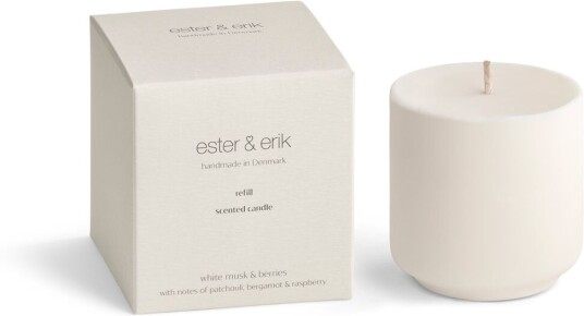 Ester & Erik Refill duftlys White musk berries Ester & Erik Refill duftlys White musk berries