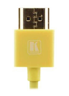 KRAMER C-HM/HM/PICO Series C-HM/HM/PICO/YL-10 - HDMI-kabel med Ethernet - 3 m