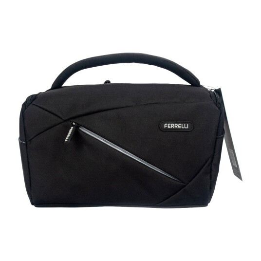 FERRELLI MP SHOULDER KAMERAVESKE STOR, SVART