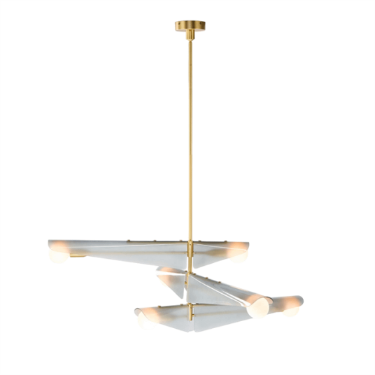 Tala Sycamore 3 Taklampe Messing/ Dawn Grey