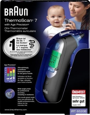 Braun ThermoScan® 7 med Age Precision® - Svart Braun ThermoScan® 7 med Age Precision® - Svart