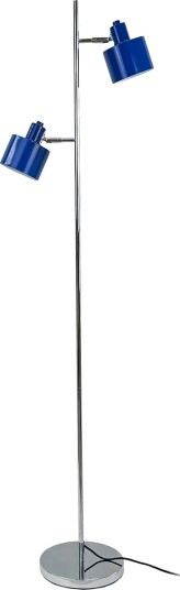 Dyberg Larsen Ocean Gulvlampe Blå/ Krom BLUE/ CHROME One Size