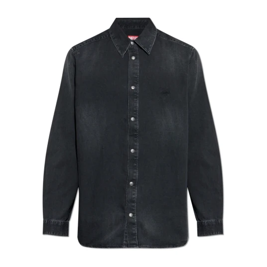 Diesel Herre Skjorter Svart XL,