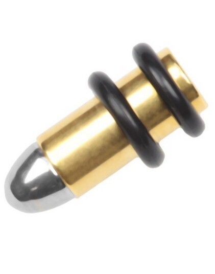 Utgått Golden Bullet Ørepiercing med O Ringer Strl 8 mm
