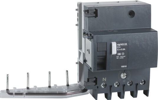 Schneider Electric Vigi NG125 Jordfeilmodul klasse A, 125 A 4-polet, 30mA, Stikkontakter & kabler