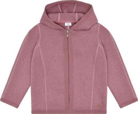 Hust & Claire Ebba Jakke i Tovet Ull - Pale Mauve til Barn