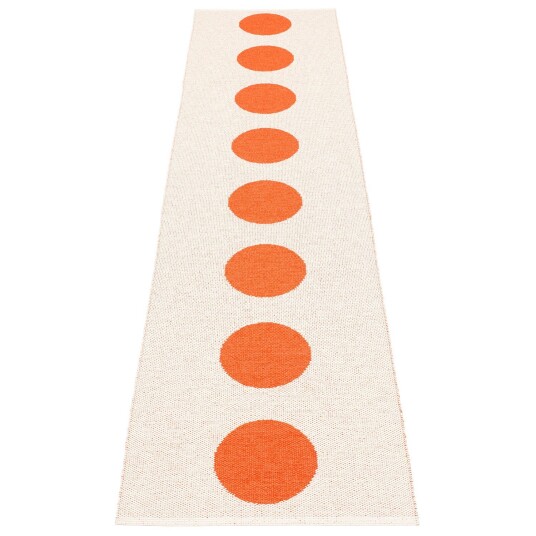 Pappelina Vera matte 70x300 cm orange / vanilla