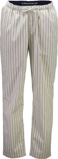 Lindbergh Striped Cotton Pyjama Pants STONE 3XL