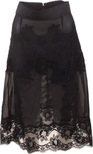 Dolce & Gabbana Dame Skjørt Svart S,