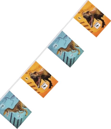 Dinosaur Flaggbanner 3 meter Dino Party