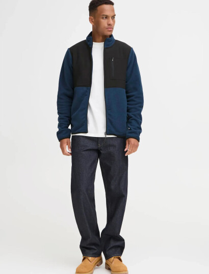 Blend Bhmario Sweatshirt Zipp Thru - Navy - M