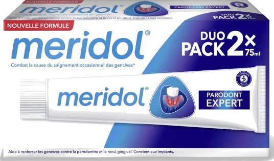 Periodontitt tannkrem 2 x 75 ml. MERIDOL Parodont Expert